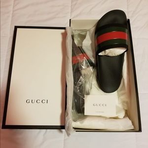 Men's Gucci Pursuit Rubber Slides